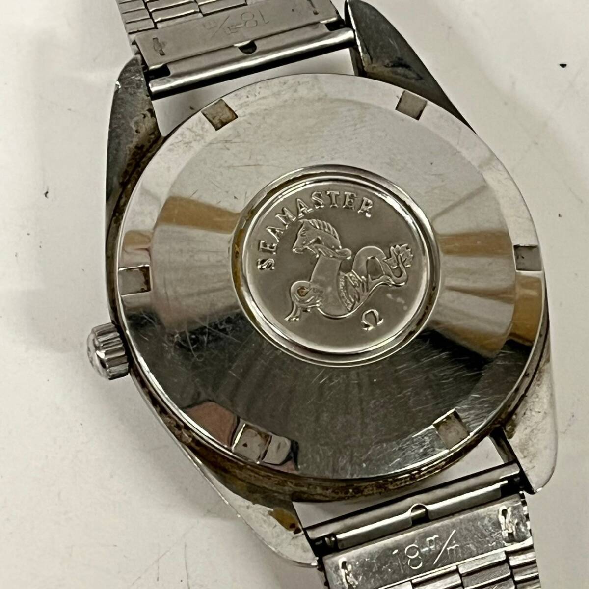 1円~【実動】オメガ OMEGA シーマスター Cal.552 Ref.165.067 自動巻き メンズ腕時計 シルバー文字盤 ラウンド 24石 3針 スイス製 G115790の画像7