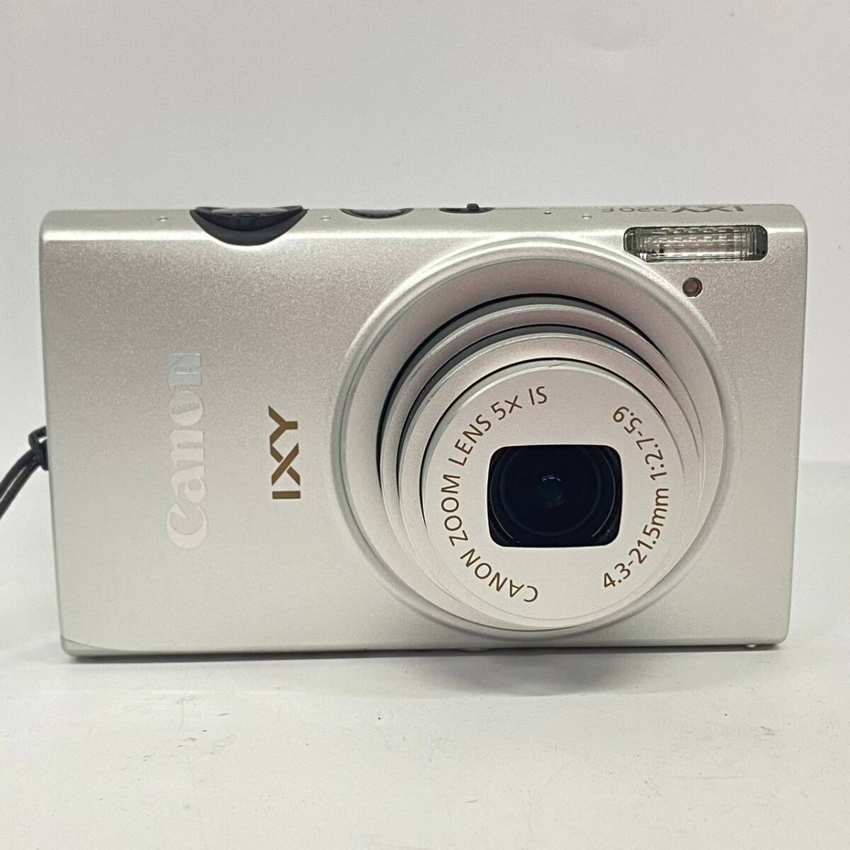 1円~【通電確認済】キャノン Canon IXY 220F PC1733 ZOOM LENS 5×IS 4.3-21.5mm 1:2.7-5.9 コンパクトデジタルカメラ 付属品あり G102034の画像3