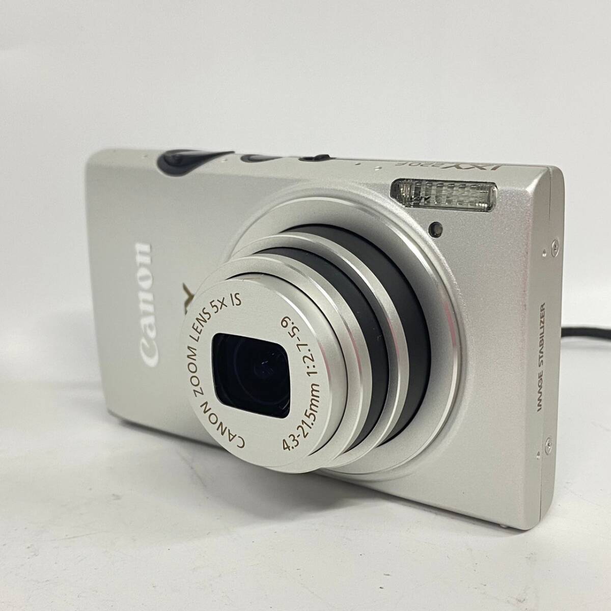 1円~【通電確認済】キャノン Canon IXY 220F PC1733 ZOOM LENS 5×IS 4.3-21.5mm 1:2.7-5.9 コンパクトデジタルカメラ 付属品あり G102034の画像2