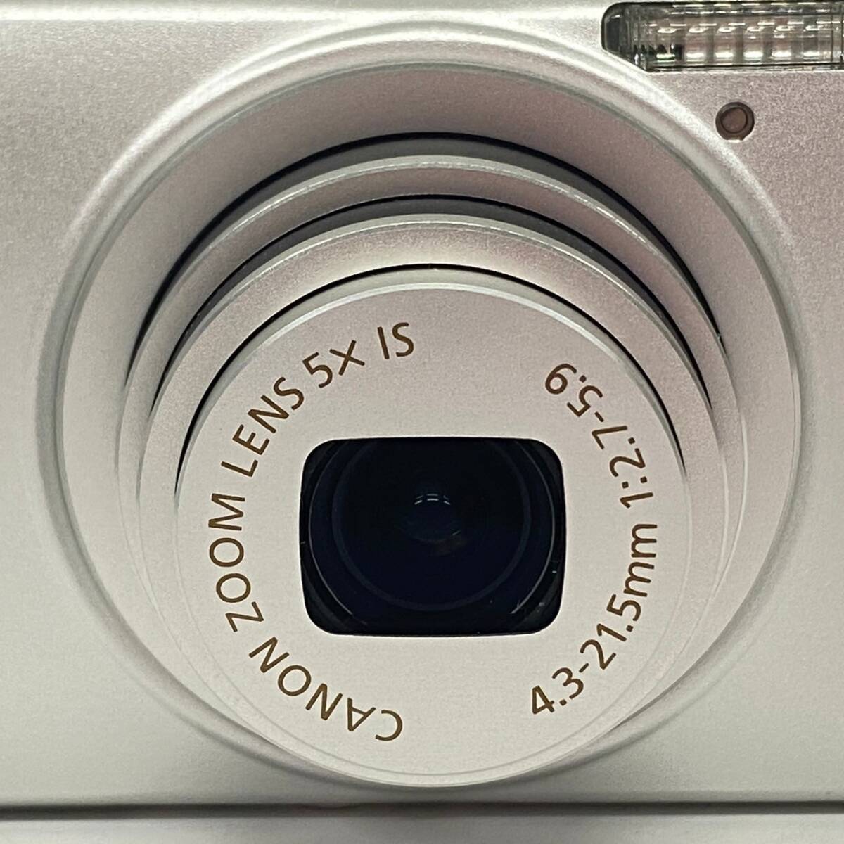 1円~【通電確認済】キャノン Canon IXY 220F PC1733 ZOOM LENS 5×IS 4.3-21.5mm 1:2.7-5.9 コンパクトデジタルカメラ 付属品あり G102034の画像4