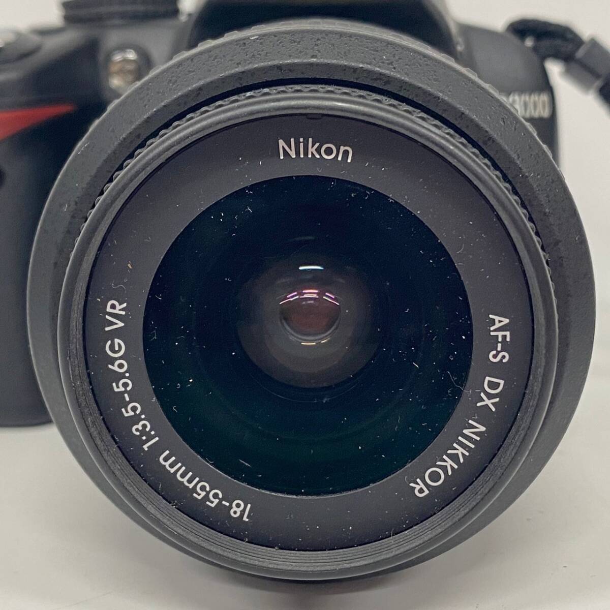 1円~【動作未確認】ニコン Nikon D3000 AF-S DX NIKKOR 18-55mm 1:3.5-5.6G VR デジタル一眼レフカメラ レンズ 付属品あり G131989_画像3