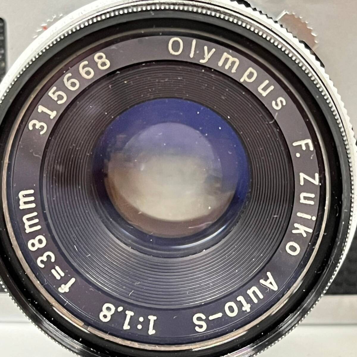 1円~【動作未確認】オリンパス OLYMPUS ペン PEN-FT F/E.Zuiko Auto-S/T 1:1.8 f=38mm 1:3.5 f=100mm フィルムカメラ 単焦点レンズ G102087の画像4