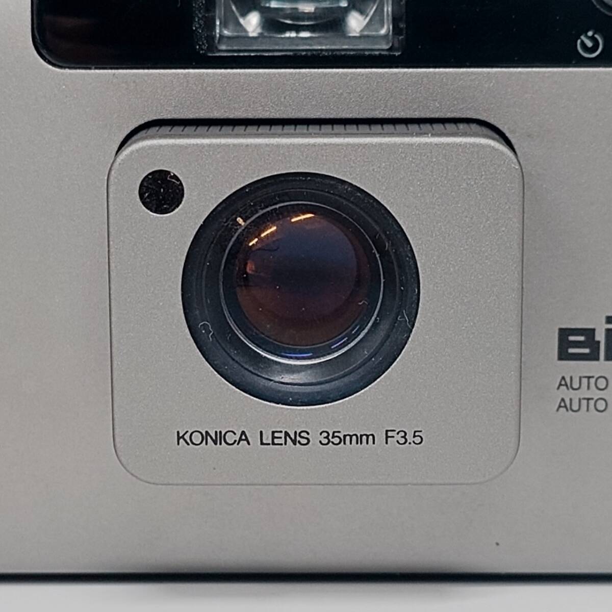 1円~【通電確認済】コニカ KONICA ビッグミニ BiG mini LENS 35mm F3.5 AUTO FOCUS BM-201 コンパクトフィルムカメラ 付属品あり G180368の画像3