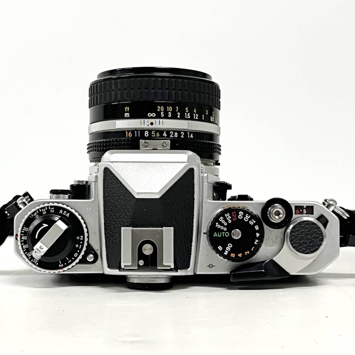 1円~【動作未確認】ニコン Nikon FE NIKKOR 50mm 1:1.4 一眼レフ フィルムカメラ 単焦点レンズ 標準レンズ ストラップ付き G102144_画像8