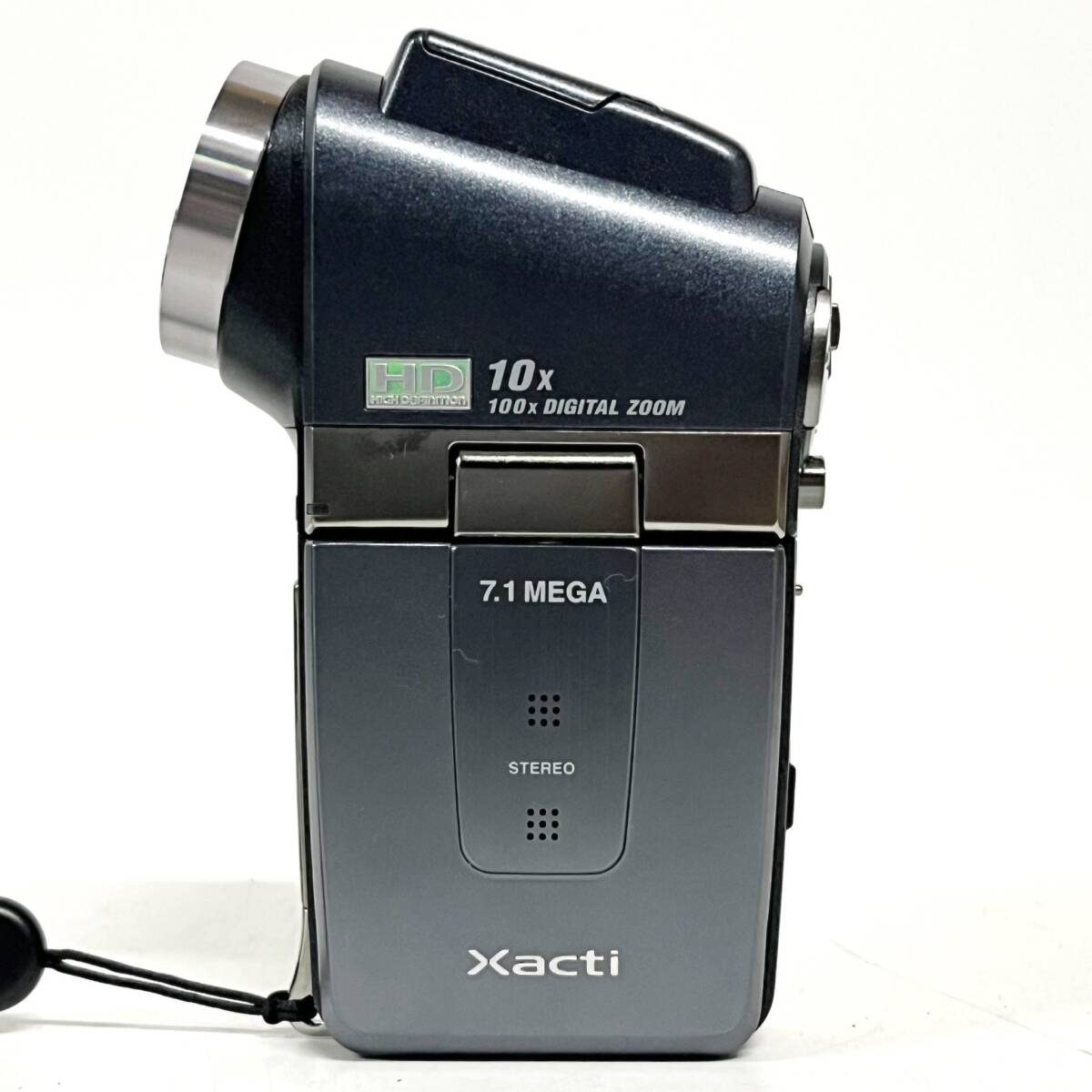 1円~【通電確認済】サンヨー SANYO ザクティ Xacti DMC-HD2型 f=6.3-63.0mm 1:3.5-3.5 デジタルムービーカメラ 付属品あり G180362の画像3