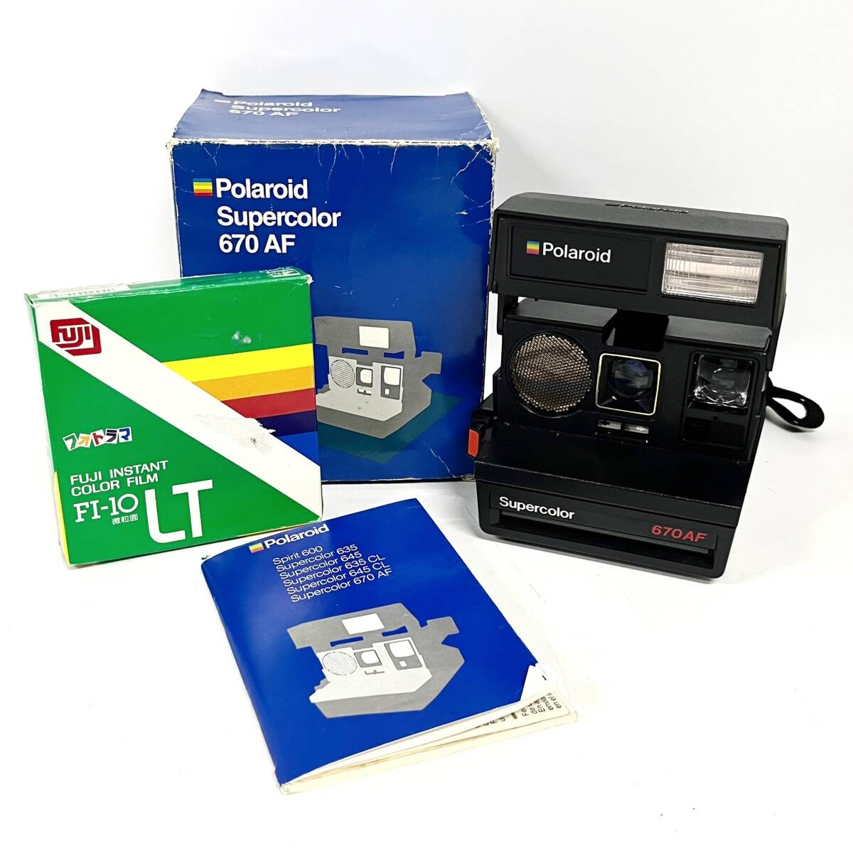 1 jpy ~[ operation not yet verification ]POLAROID Polaroid Supercolor 670AF camera LAND CAMERA film camera Land camera instant camera G102142