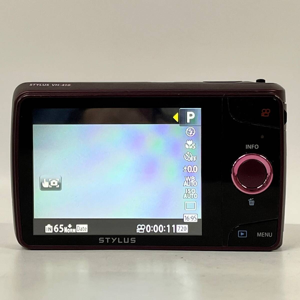 1円~【通電確認済】オリンパス OLYMPUS STYLUS VH-410 LENS 5× WIDE OPTICAL ZOOM 4.7-23.5mm 1:2.8-6.5 デジタルカメラ G153252_画像5