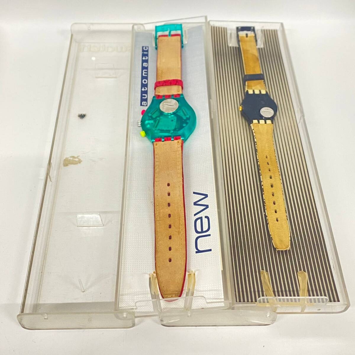 1円~【8点】スウォッチ Swatch 腕時計 まとめ売り クロノグラフ デジタル 等 クォーツ スイス製 ケース付き HMの画像9