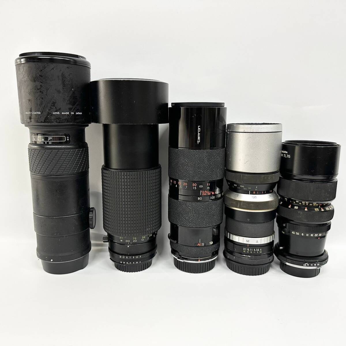 1円~【45点】カメラ レンズ まとめ売り OLYMPUS Tokina COSINA SIGMA TAMRON 等 望遠 単焦点 標準 部品取り 現状品 付属品あり 同梱不可 TMの画像6