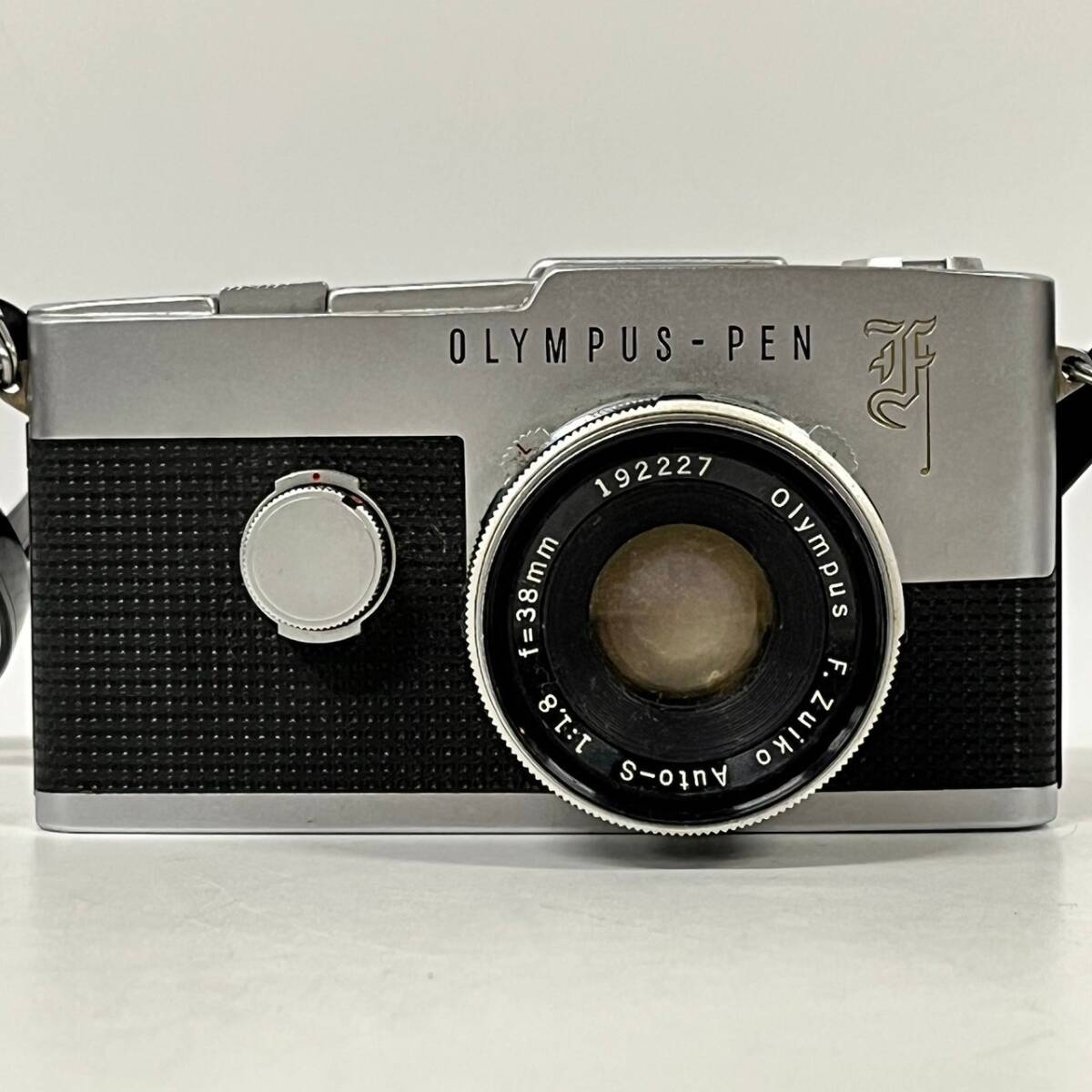 1円~【動作未確認】オリンパス OLYMPUS ペン PEN-F F.Zuiko Auto-S 1:1.8 f=38mm 一眼レフ フィルムカメラ 単焦点レンズ G143069の画像2