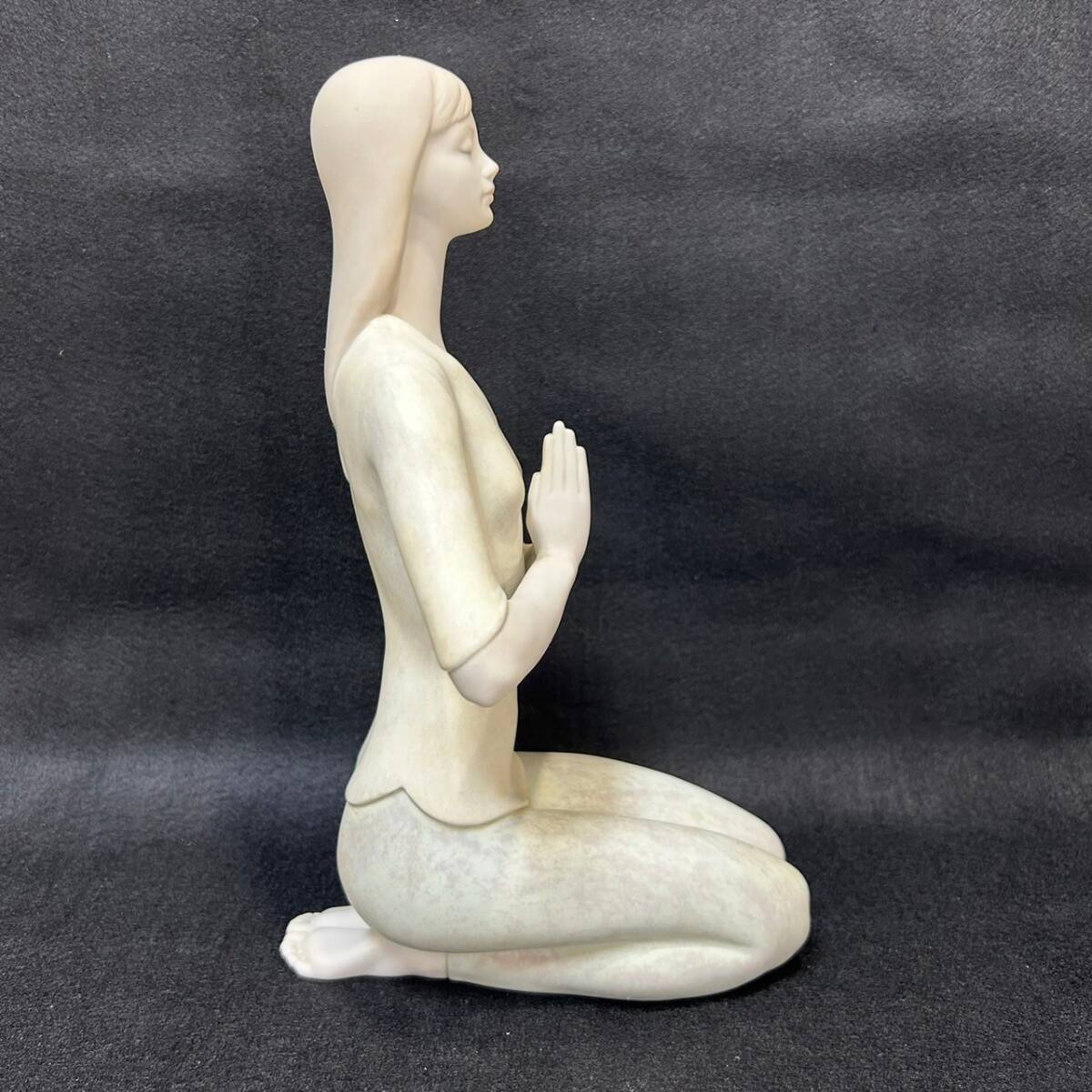 ★ 1円〜【コレクター放出品】LLADRO リヤドロ YOGA II 静穏 フィギュリン 陶器人形 MADE IN SPAIN インテリア 置物 西洋陶磁 IBの画像6