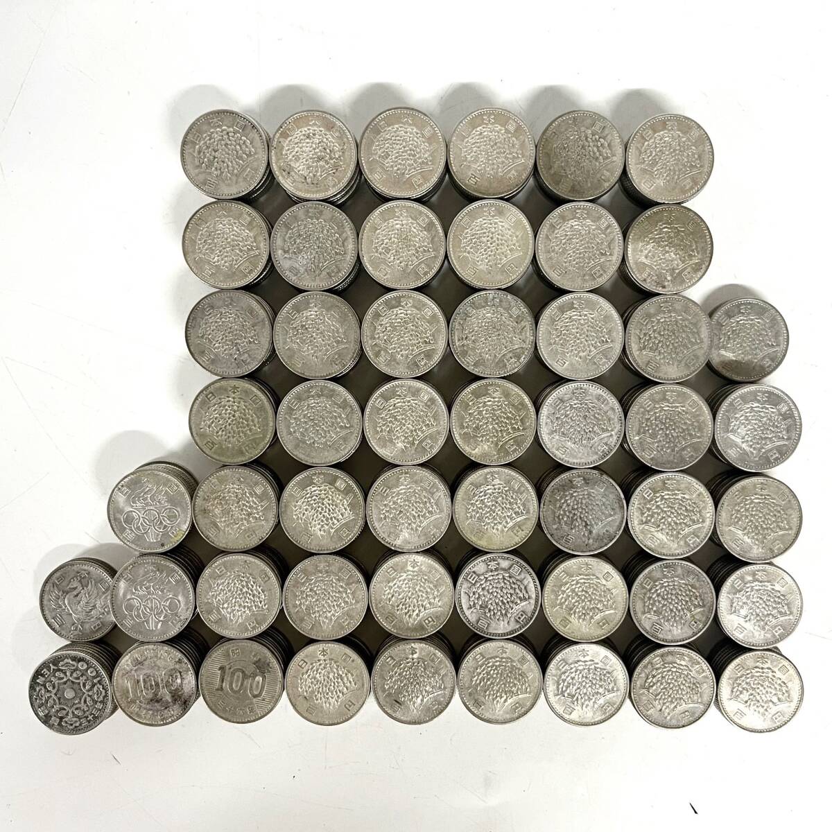 1 jpy ~[ face value 50700 jpy ] Tokyo Olympic .. phoenix 100 jpy silver coin set sale gross weight approximately 2422g all 507 point commemorative coin memory money through .G116602