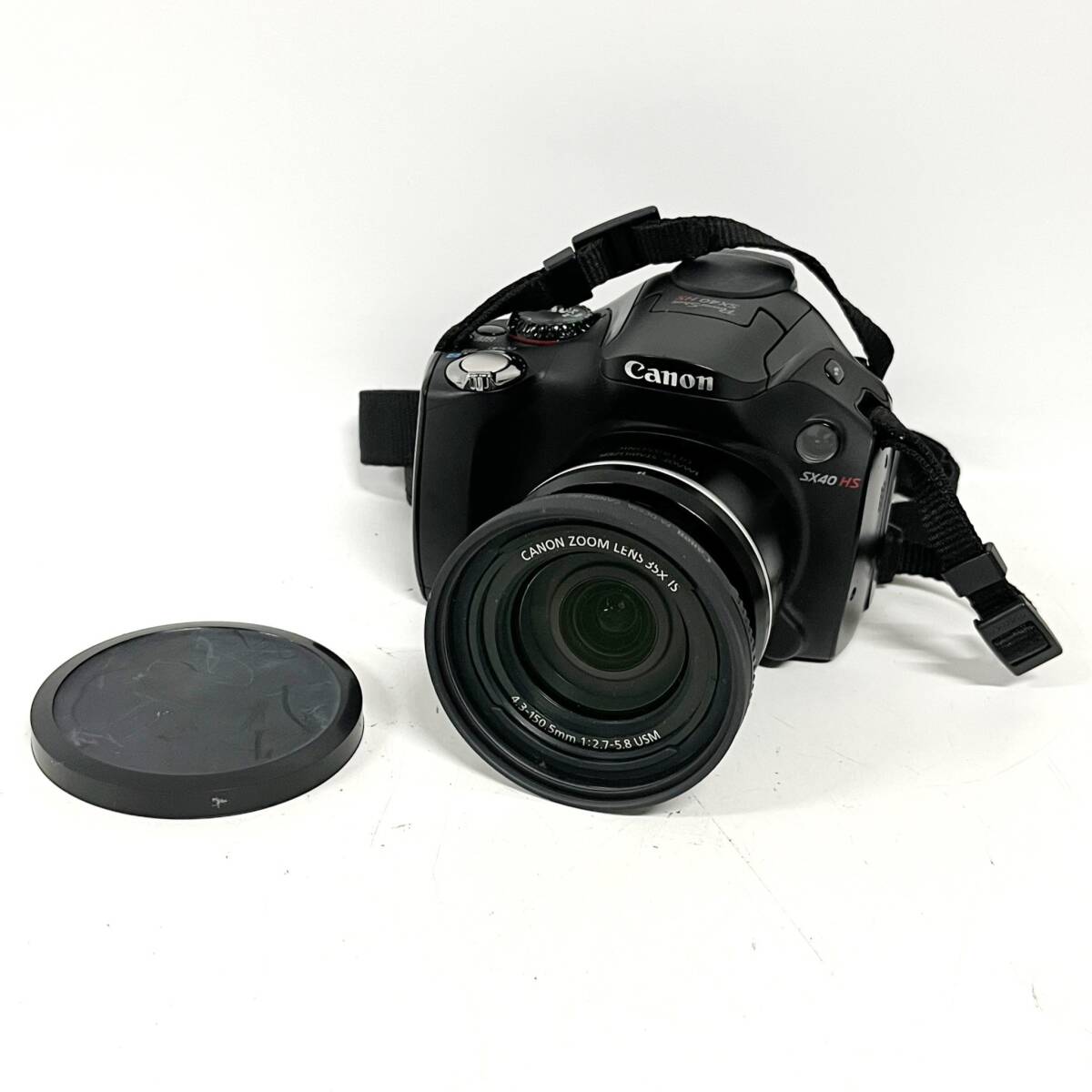 1円~【通電確認済】キャノン Canon PowerShot SX40 HS PC1680 ZOOM LENS 35×IS 4.3-150.5mm 1:2.7-5.8 USM デジタルカメラ G143097の画像1