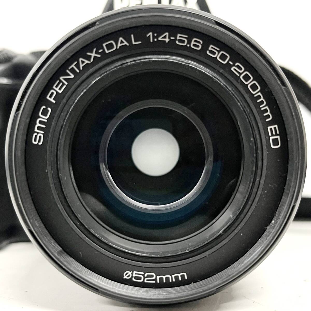 1円~【動作未確認】ペンタックス K-m SMC PENTAX-DA L 1:4-5.6 50-200mm ED デジタル一眼レフカメラ レンズ 付属品あり G143098