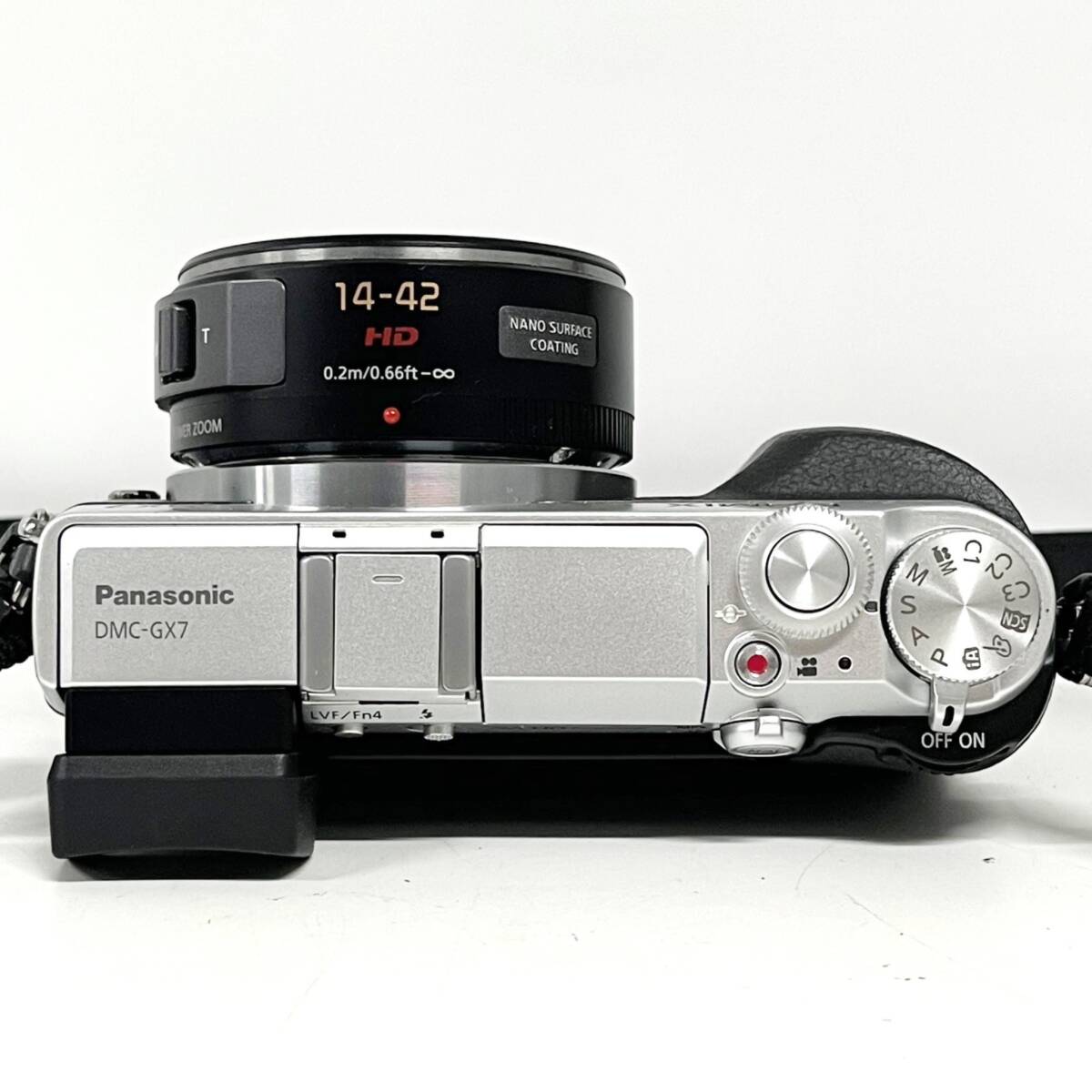 1 иен ~[ работоспособность не проверялась ] Panasonic Panasonic LUMIX DMC-GX7 G X VARIO 1:3.5-5.6/14-42 ASPH. POWER O.I.S. беззеркальный однообъективный камера G143092