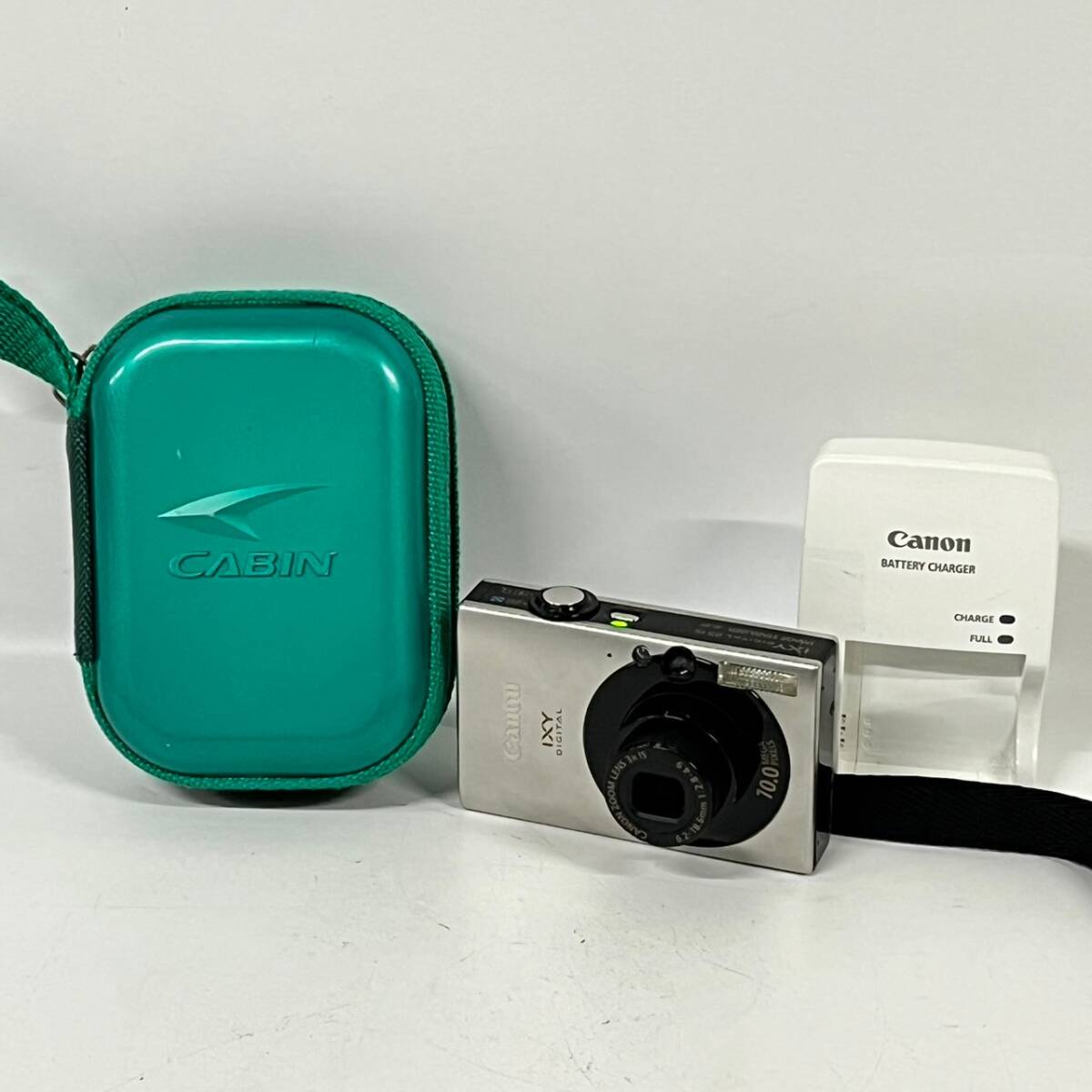 1円~【通電確認済】キャノン Canon IXY DIGITAL 25 IS PC1262 ZOOM LENS 3×IS 6.2-18.6mm 1:2.8-4.9 コンパクトデジタルカメラ G180440の画像1