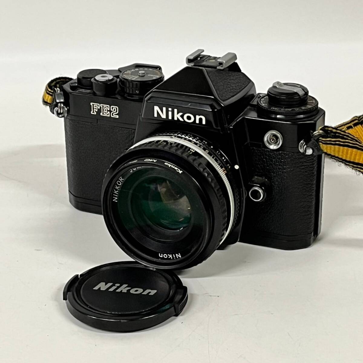 1円~【動作未確認】ニコン Nikon FE2 NIKKOR 50mm 1:1.8 一眼レフ フィルムカメラ 単焦点レンズ 標準レンズ 付属品あり G180435_画像1