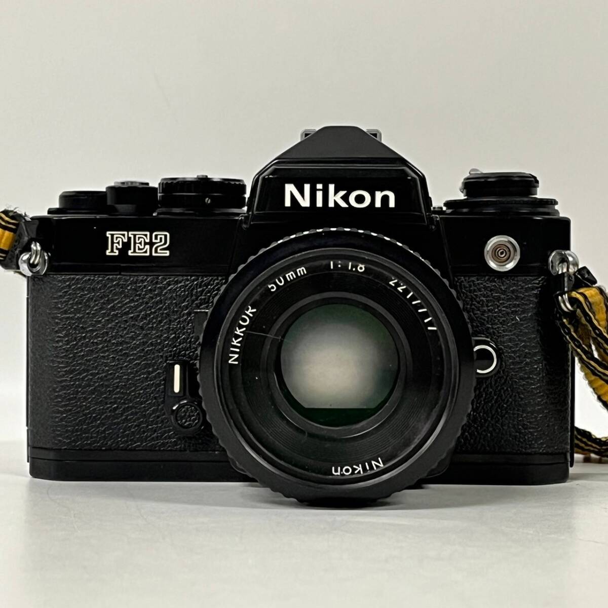 1円~【動作未確認】ニコン Nikon FE2 NIKKOR 50mm 1:1.8 一眼レフ フィルムカメラ 単焦点レンズ 標準レンズ 付属品あり G180435_画像2