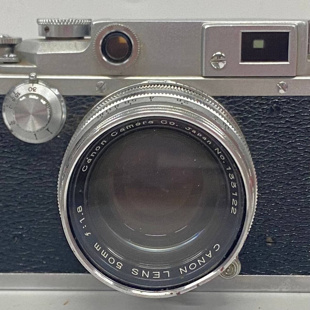 1円~【動作未確認】キャノン Canon レンジファインダーカメラ LENS 50mm f:1.8 単焦点レンズ 標準レンズ 付属品あり G123303_画像4