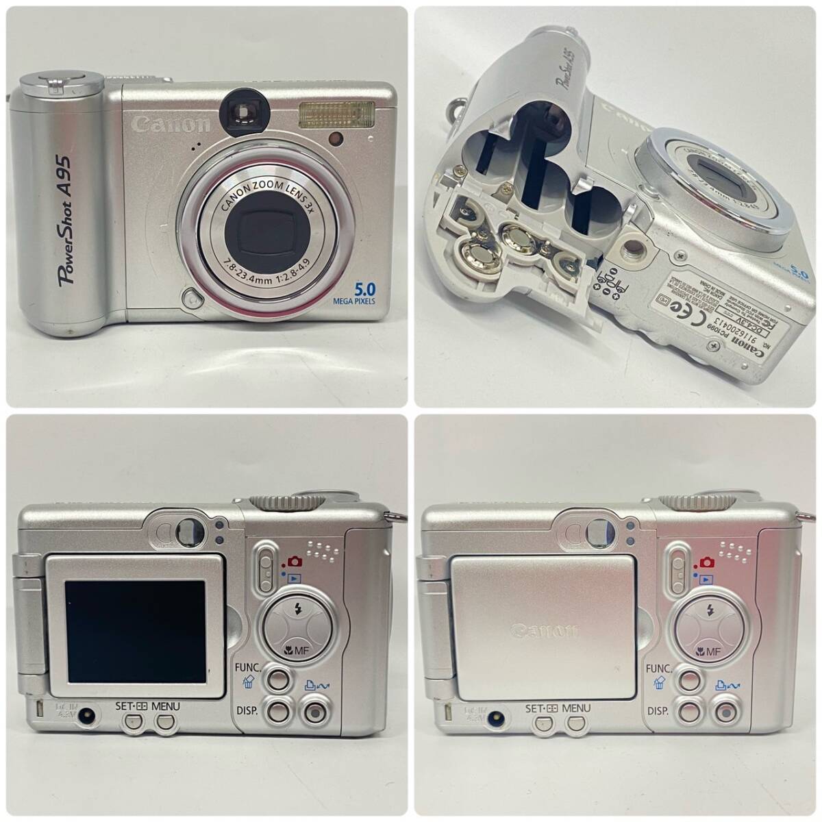 1円~【セット売り】キャノン Canon PowerShot A75 PC1202 A95 PC1099 コンパクトデジタルカメラ G102213_画像3