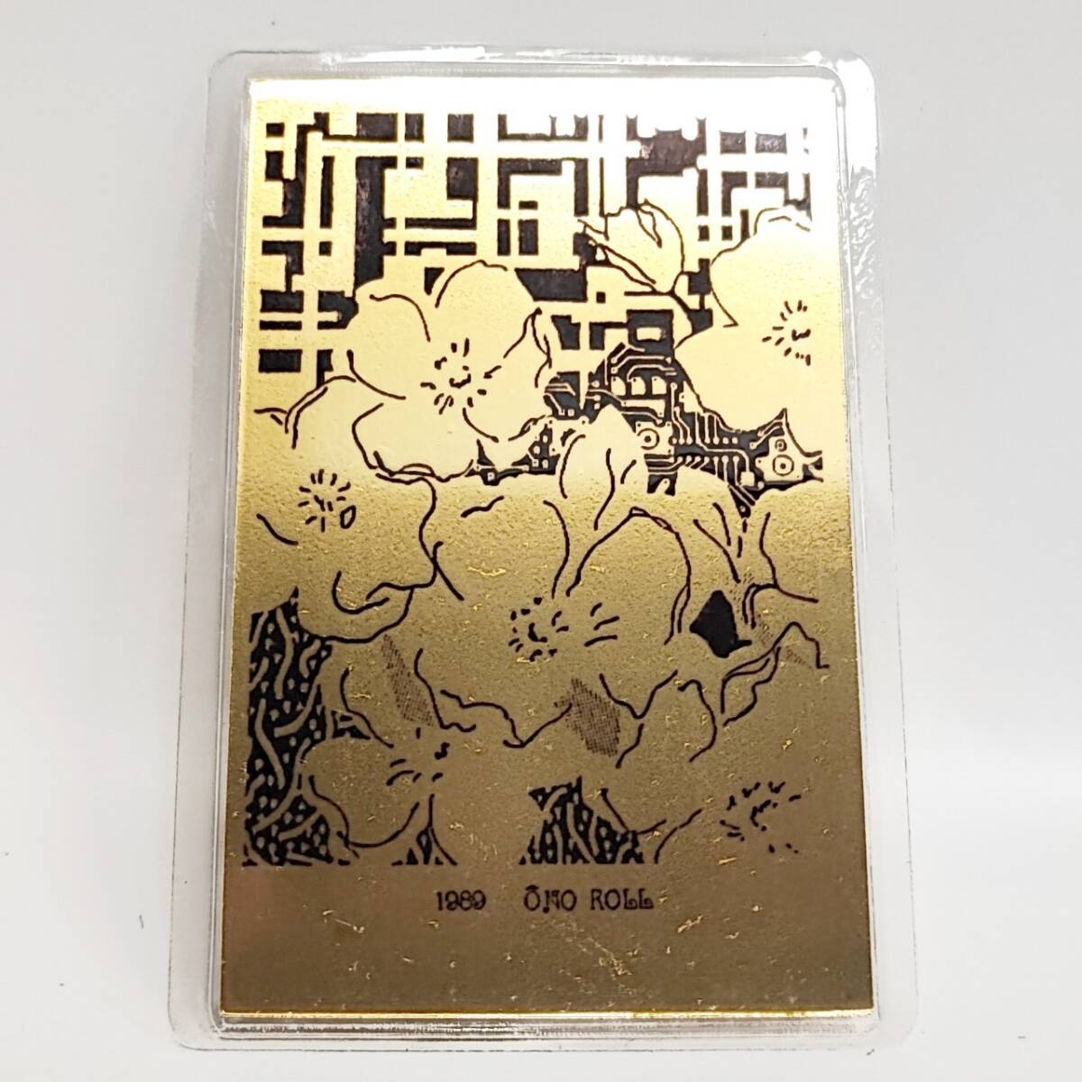 1 jpy ~[ case attaching ] Mitsubishi material MITSUBISHI METAL CORPORATION original gold card 1 GRAM FINE GOLD 999.9 1g 24K 24 gold G116214