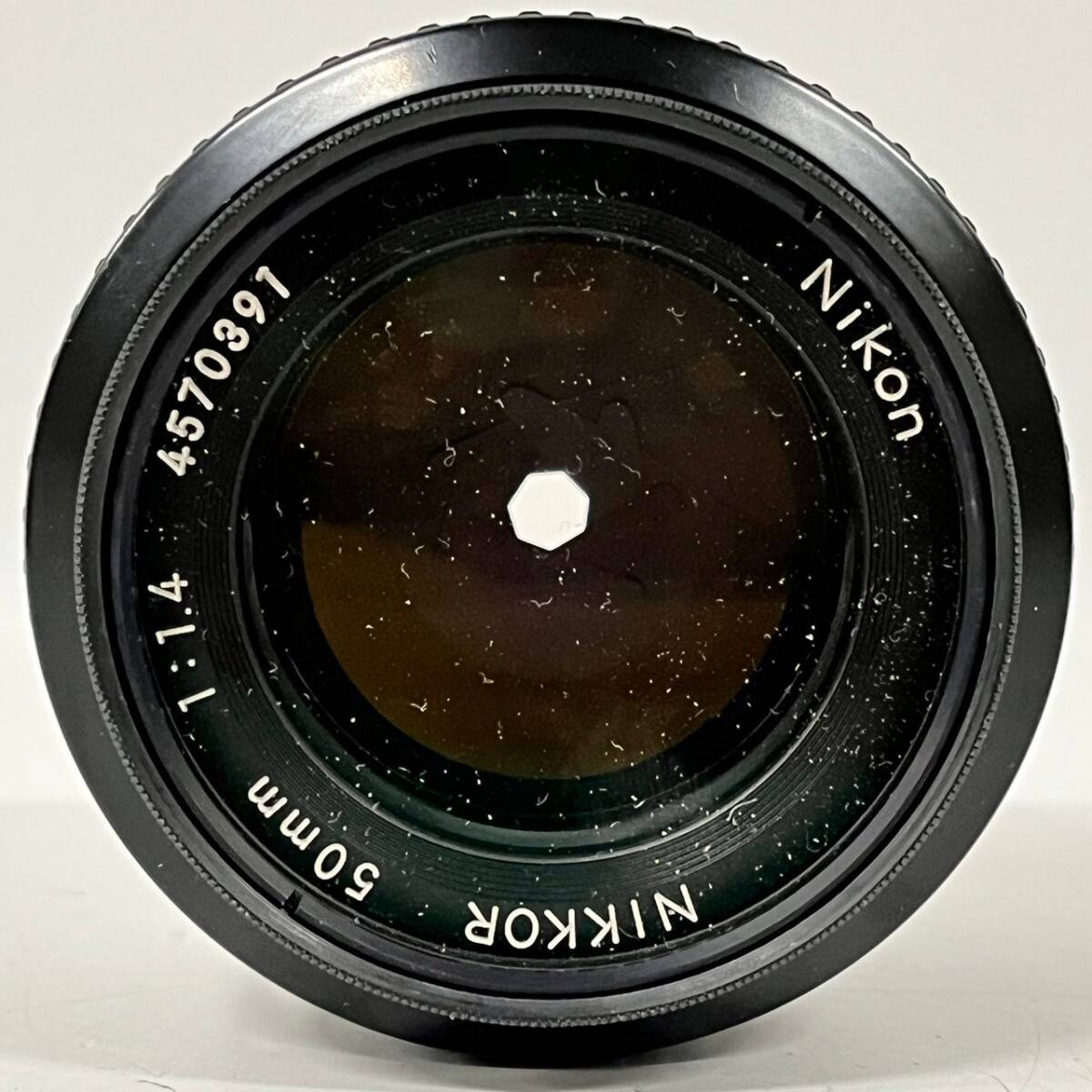 1 jpy ~[ operation not yet verification ] Nikon Nikon NIKKOR 50mm 1:1.4 single-lens camera for single burnt point lens standard lens MIZUNO 52mm MULTI COAT SKYLIGHT attaching G153357