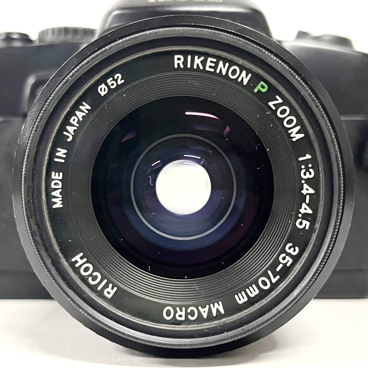 1円~【動作未確認】リコー RICOH XR-7MⅡ RIKENON P ZOOM 1:3.4-4.5 35-70mm MACRO 一眼レフ フィルムカメラ レンズ 付属品あり G180479の画像3