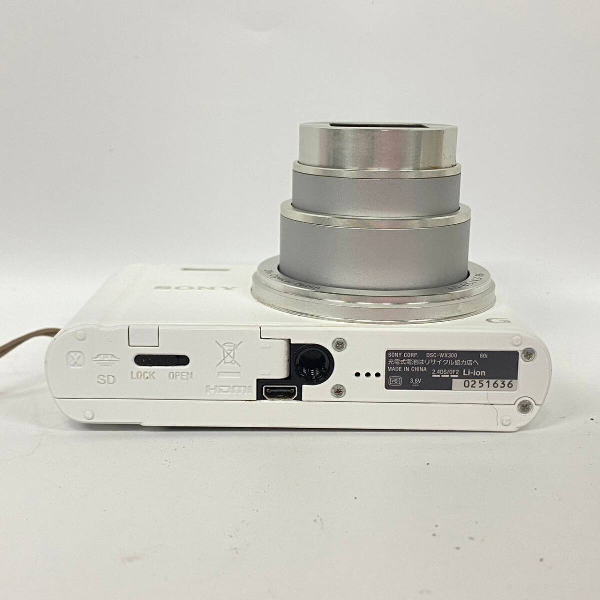 1円~【通電確認済】ソニー SONY Cyber-shot DSC-WX300 Lens G 20× Optical Zoom 3.5-6.5/4.3-86 コンパクトデジタルカメラ G132008_画像9