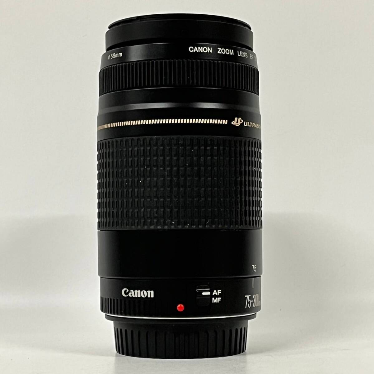 1円~【動作未確認】キャノン Canon ZOOM LENS EF 75-300mm 1:4-5.6 Ⅱ ULTRASONIC 一眼カメラ用 望遠レンズ_画像4