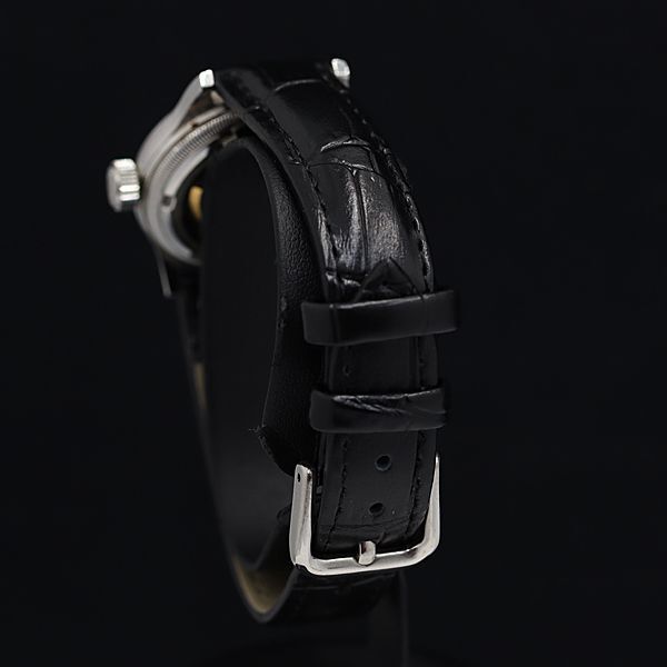 1円 オリス S.A.7400 AT/自動巻 シャンパン文字盤 ポインターデイト メンズ腕時計 OGI 0078100 3ERTの画像3