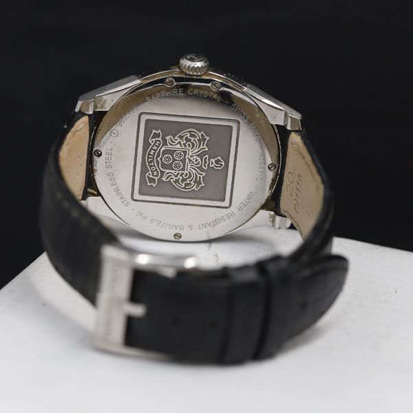 1円 稼動 QZ 良品 保/箱付き ハミルトン H384110 グレー文字盤 スモセコ メンズ腕時計 KRK 4987000 3JWYの画像4