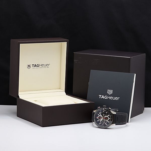 1円 箱付 稼働 タグホイヤー カレラ CAR2A1Z AT/自動巻き スケルトン文字盤 メンズ腕時計 OGH 0510510 3NBTの画像5