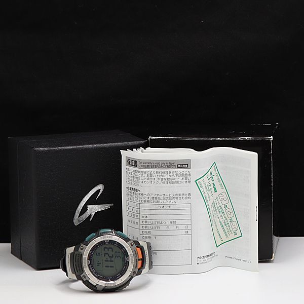 1円 稼動 保/箱付 カシオ プロトレック タッチソーラー PRW-1000J QZ デジタル文字盤 メンズ腕時計 SGN 0429000 3BGTの画像5