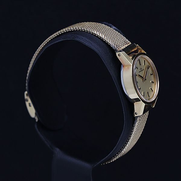 1円 稼働良品 モバード アイボリー文字盤 手巻 レディース腕時計 NSY 0583000 3ERTの画像2