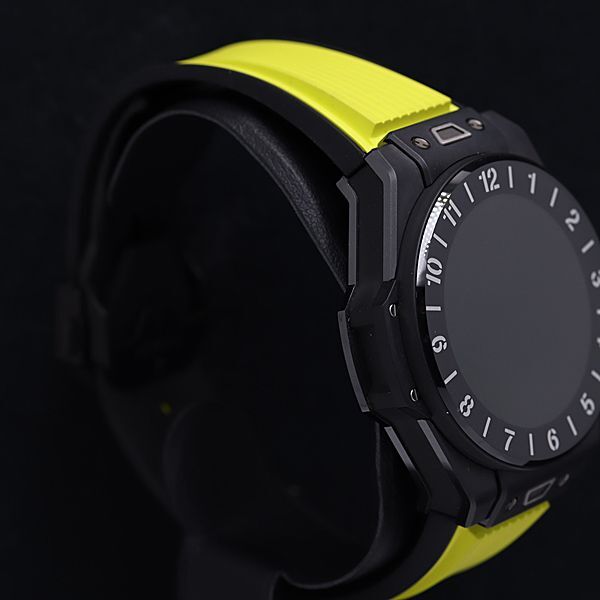 1円 箱/充電器付 稼働 美品 ウブロ ビッグバンe HB440.1 充電式 スマートウォッチ チタン メンズ腕時計 OGH 8370120 3KHTの画像2
