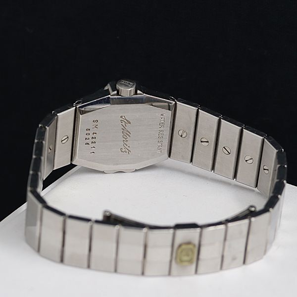 1円 稼働 良品 ショパール サンモリッツ デイト 8026 QZ 白文字盤 レディース腕時計 OGH 5837700 4NBTの画像4