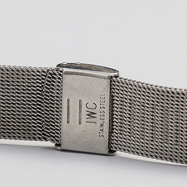 1円 IWC 純正ベルト ブレス 18mm用 シルバーカラー メンズ腕時計用 OGI 2000000 NSKの画像3