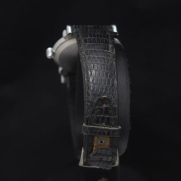 1円 稼働 オリス ユニタス 手巻き 7377 グレー文字盤 スモセコ メンズ腕時計 TCY 1629100 4DITの画像3