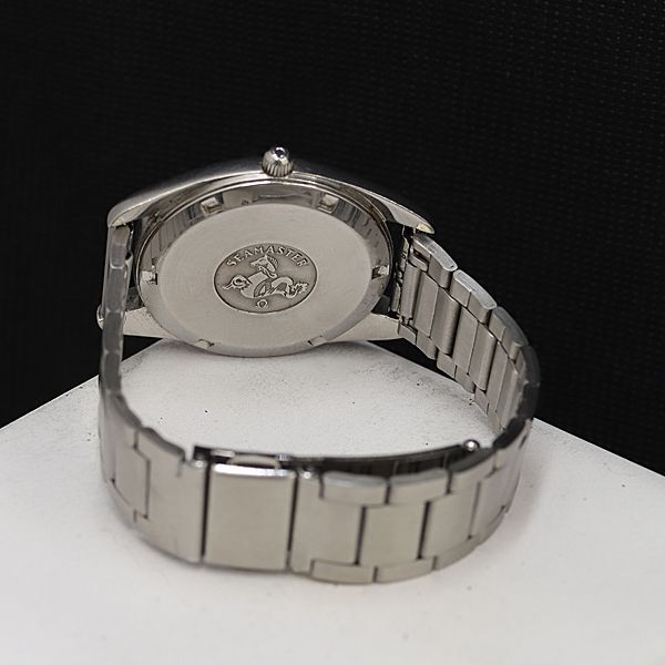 1円 稼働 オメガ シーマスター AT シルバー文字盤 デイト メンズ腕時計 TCY0079200 4BKTの画像4