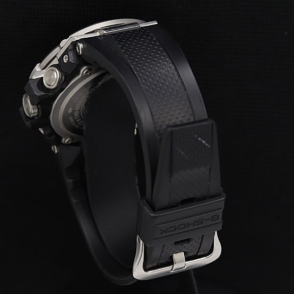 1円 保/箱 稼動 良品 カシオ G-SHOCK Gスチール GST-B100 ソーラー Bluetooth デイト ラバーベルト メンズ腕時計 DOI 2147000 4NBG1の画像3