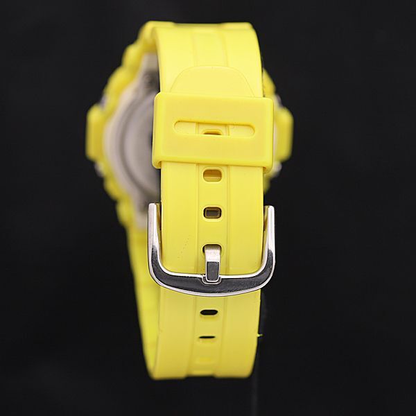 1円 箱付 カシオ G-SHOCK ベイビージー QZ 黄色 デジタル文字盤 BG-5602 イエロー レディース腕時計 KMR 2147000 4NBG1の画像3