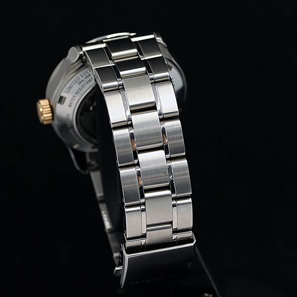 1円 稼動 良品 オリエント オリエントスター F6R4-UAE0 AT/自動巻 青文字盤 メンズ腕時計 KTR 0386100 4GTTの画像3