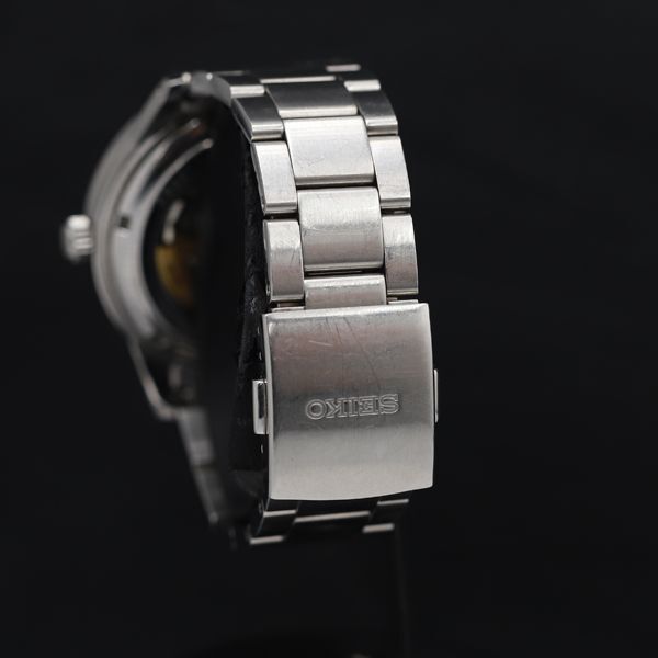 1円 稼動 良品 セイコー 4R35-05A0 プレサージュ ホワイト文字盤 AT/自動巻き デイト メンズ腕時計 KRK 4920300 4GTTの画像3