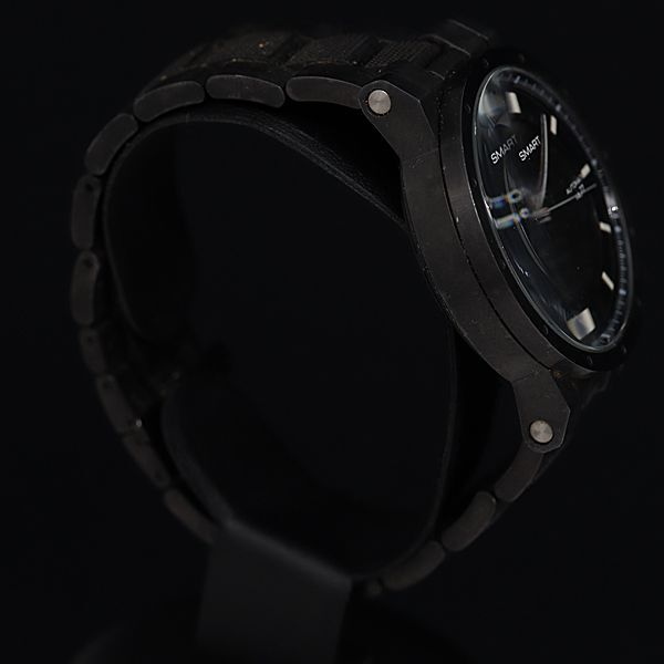 1円 稼動 スマート GSX222X-2 AT/自動巻 黒文字盤 メンズ腕時計 OGI 7561000 4APYの画像2