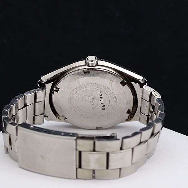 1 jpy Seiko AT/ self-winding watch 8305-8014 Seiko matic R Date silver face men's wristwatch 7561000 4APY MTM