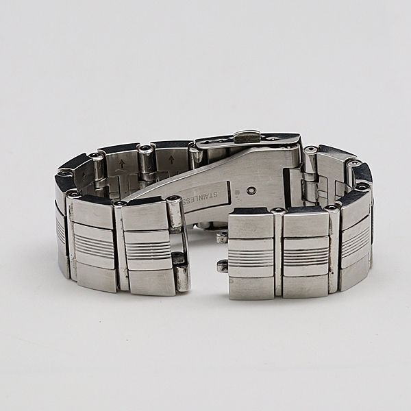 1円 オリエントスター 純正ベルト Dバックル 20mm用 シルバーカラー メンズ腕時計 OGI 2000000 NSKの画像2
