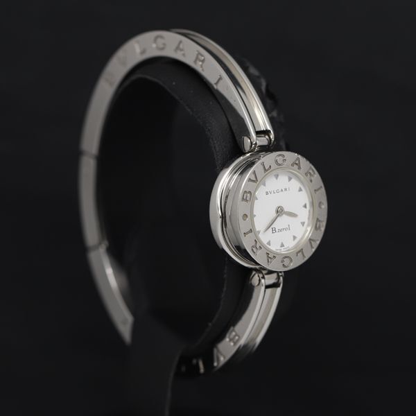 1円 ブルガリ QZ ビーゼロワン BZ22S 白文字盤 バングルウォッチ レディース腕時計 KRK 0036300 3JWTの画像2