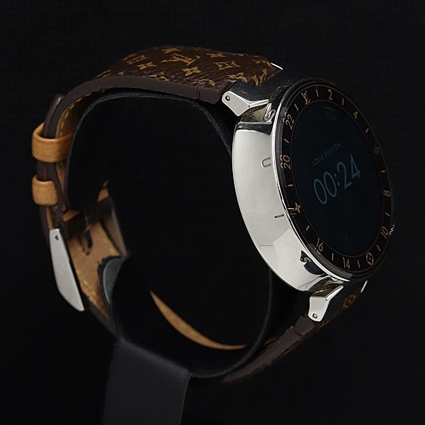 1 иен гарантия / коробка /. есть работа хорошая вещь Louis Vuitton язык b-ru Horizon TQ9349 QA003Z заряжающийся мужские наручные часы DOI 2000000 3NBG2