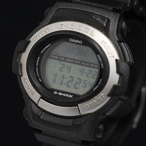 1円 稼働 良品 カシオ Gショック G-COOL GT-008 QZ デジタル文字盤 トリプルカレンダー メンズ腕時計 OGI 7561000 4APYの画像1