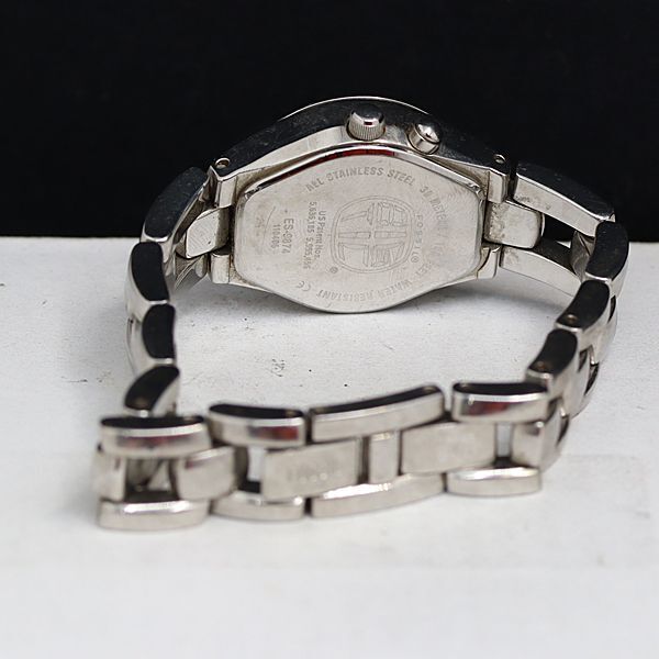 1円 稼動 良品 フォッシル ES-9874 QZ デジタル文字盤 レディース腕時計 OGI 6725000 3ETYの画像4
